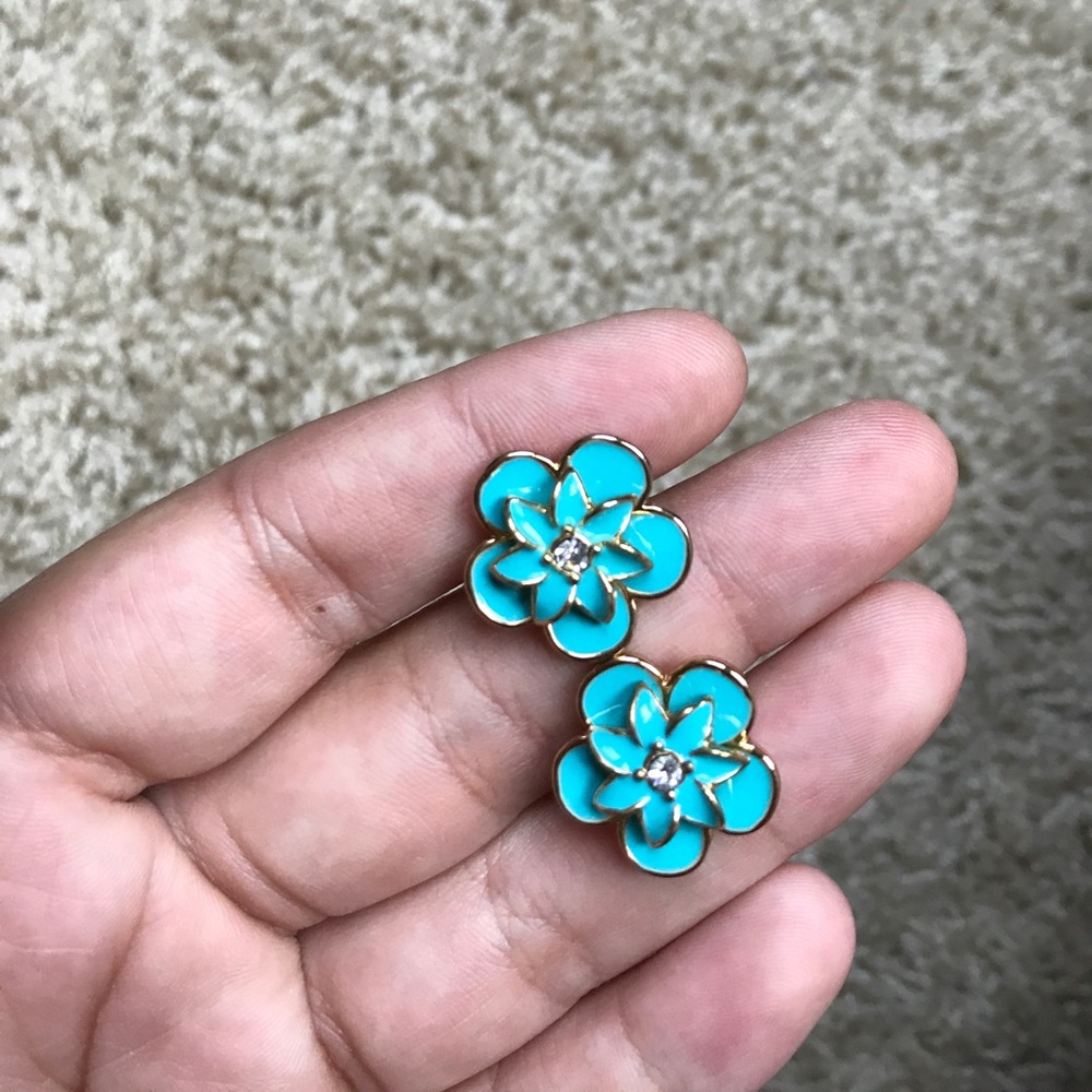 kate spade flower stud earrings